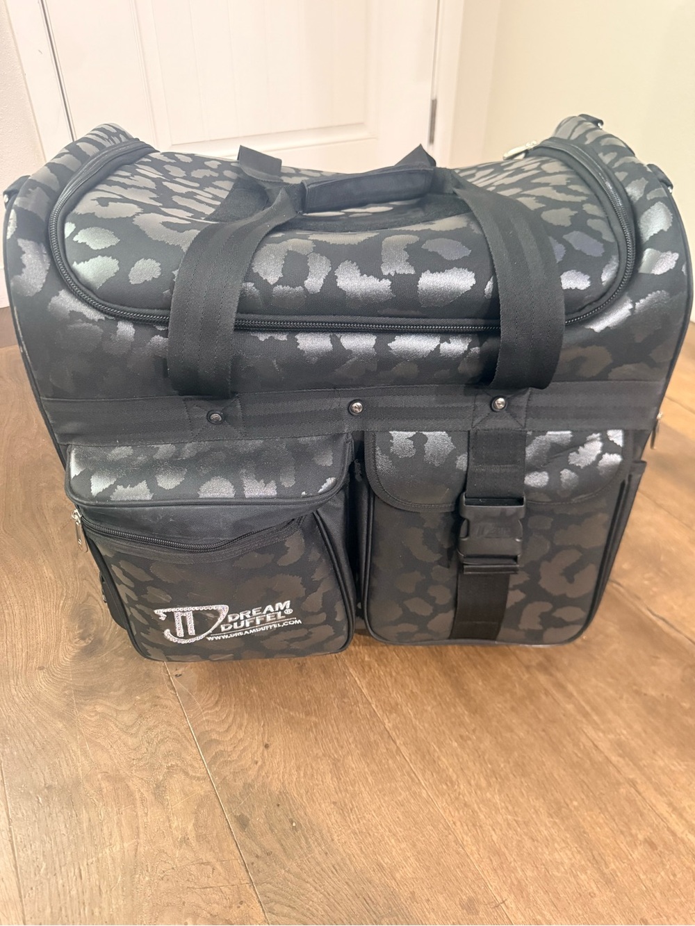 Medium Limited Edition Black Leopard Dream Duffle Bag